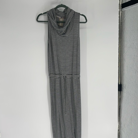 Anthropologie Dolan Left Coast Striped Cowl Neck High Low Dress - Picture 3 of 10